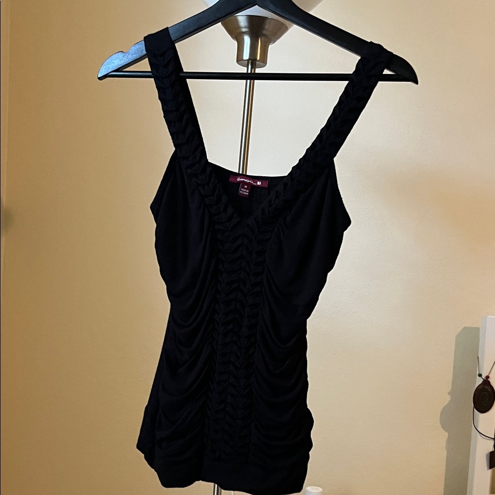 Elegant Black Sleeveless Top